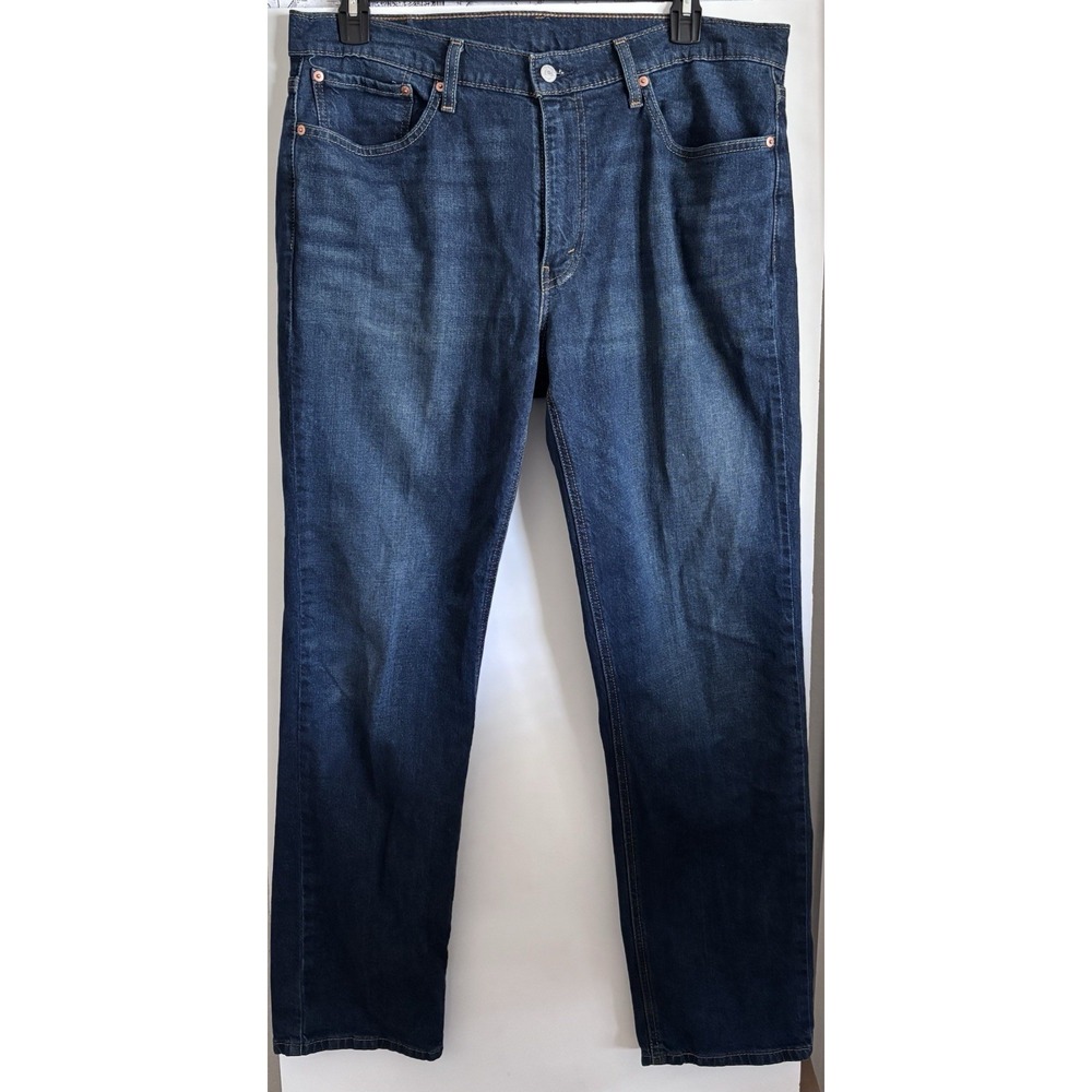 Levi's 541 Dark Blue Men's Stretch Athletic Tapered Denim Jeans Size 36W X 34L